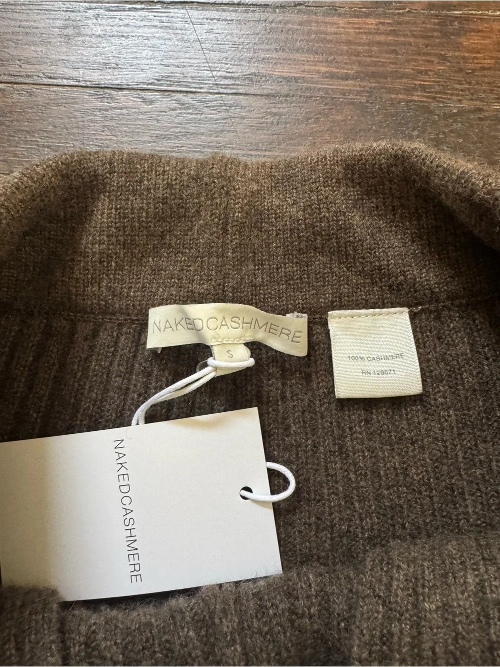 NakedCashmere Ribbed Brown Jogger Pants